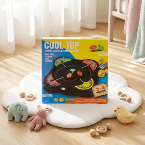 Light Up <b>Battle</b> Spinning <b>Tops</b> Toy Set 2 to 4 Player Gyro Dreidel <b>Game</b> Board for Kids Family Party Light Up <b>Battle</b> Spinning <b>Tops</b> - Product Image 6