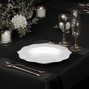 Biểu Tượng Tùy Chỉnh Ý Phong Cách Pháp Tấm Cánh Hoa Cho Đám Cưới, Khách Sạn Cao Cấp Xương Trung Quốc Sò Sò Hoa Sạc Tấm - Product Image 5