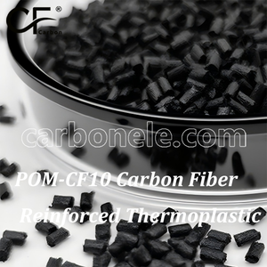 Bền POM-CF10 kỹ thuật nhựa sợi Carbon biến đổi viên Acetal cho các bộ phận công nghiệp cấu trúc và quay - Product Image 2