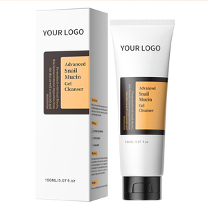 ที่ล้างหน้าผลิตภัณฑ์ทำความสะอาดผิวหน้าแบบบีบเครื่องสำอางมีกรดซาลิไซลิคสีขาวนุ่มติดฉลากตามต้องการ - Product Image 2