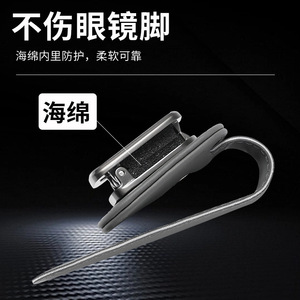 Clip para gafas de coche transfronterizo, organizador de gafas para parasol de coche, accesorios de interior para coche de comercio exterior, soporte para recibos y gafas de sol para coche - Product Image 4