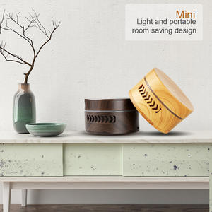 YX-123 เครื่องเพิ่มความชื้นในอากาศลายไม้ 0.5L USB พกพาได้ เครื่องกระจายน้ำมันหอมระเหยในบ้าน เครื่องฟอกอากาศ เครื่องพ่นน้ำหอมตั้งโต๊ะ - Product Image 2