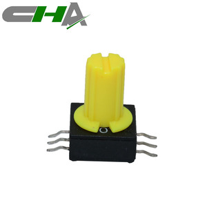 مصنع مربع سمد 6 دبوس محطة أسود زر التشفير الدوارة التبديل مع غطاء - Product Image 2