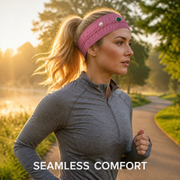 Bandeau de sport en nylon sans couture personnalisé avec perles en strass, imprimé léopard, séchage rapide, pour l'entraînement, la course, le yoga, le fitness, pour femmes