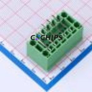 JL2EDGKRHM-50805G01 Plug-in Terminal Block Bent Lead Through Hole,P=5.08mm Board-to-Board / Socket - Closed Screw Fixing 2x5P - Product Image 2