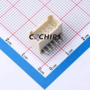 HC-PHB2.0-2x6AW Wire-to-Board Pin Header Bent Lead Through Hole,P=2mm Connector 2x6P 2mm Right Angle Insert PHB - Product Image 1