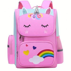 Mochila Escolar Impermeable Oxford con Dibujos Animados para Niñas de 6 a 12 Años - Product Image 1