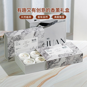 เทียนหอมถั่วเหลืองทรงกระบอกสำหรับตกแต่งบ้าน - Product Image 4