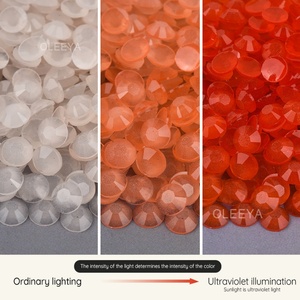 Oleeya - Piedras de Resina Planas con Efecto de Cambio de Color, 3mm-6mm, Cristales de Estrás para Manualidades y DIY - Product Image 6
