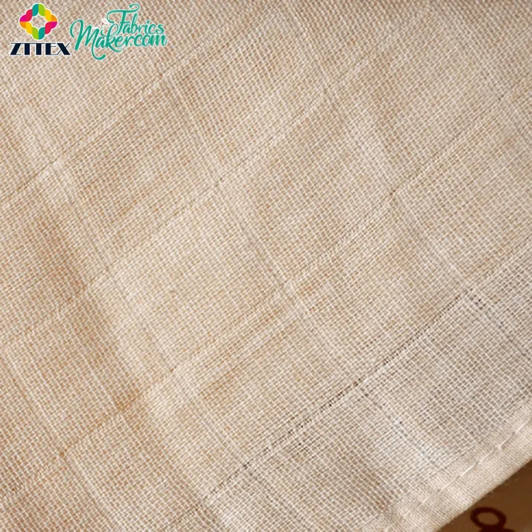 New arrival Natural muslin fabric 100% cotton gauze