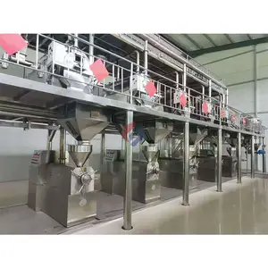 Stalen Soja Zonnebloemolie Pers Raffinage Productie Machine Lijn Dubai