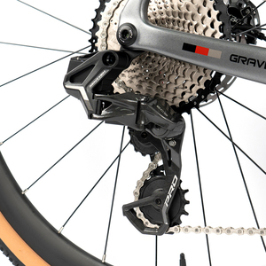 Vélo de <span class=keywords><strong>Gravel</strong></span> Tout-Terrain Sans Fil V3 en Carbone 700C avec Groupe Électronique Sans Fil et Freins à Disque Hydrauliques, Guidon Droit, Vente en Gros - Product Image 5