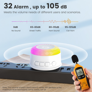 Sirena de Seguridad Zigbee Tuya con Alerta por Voz, 32 Escenarios de Alarma, Sensor de Fuga de Agua, Rotura de Vidrio, Vibración y Manipulación, Compatible - Product Image 4