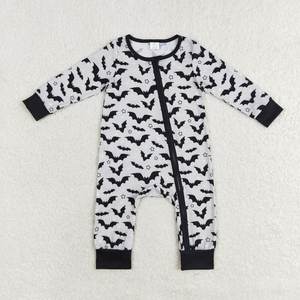 Mono RTS con estampado de camión de calabaza naranja para niños, mono de manga larga para niños, venta al por mayor - Product Image 3