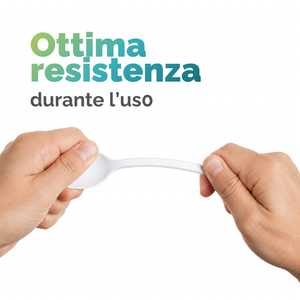 Cucchiai di Plastica Bianchi Riutilizzabili Lunghezza 12,5 Cm per Uso Quotidiano - Product Image 5