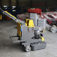 Machine à polir le béton de haute efficacité, fabricant professionnel, 15 kW, 380 V, machine de chantier routière diamantée, meuleuse de sol