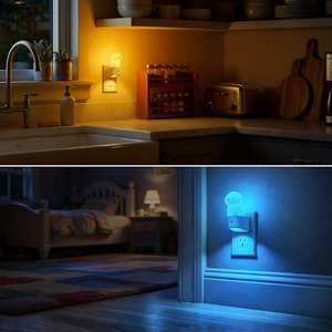 Veilleuse Mignonne Chiot 3D à Brancher sur Prise Murale avec Capteur Crépusculaire RGB + Blanc Doux 3000K, Veilleuses Chiens pour Chambre à Coucher - Product Image 4
