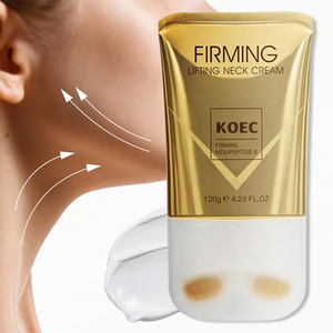 Crema reafirmante para el cuello AH-8, crema para apretar y levantar el cuello para la piel Crepey OEM ODM, crema hidratante profunda para el cuidado del cuello y <span class=keywords><strong>Fcae</strong></span> Etiqueta Privada - Product Image 1