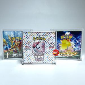 SHP Éxito de Ventas Caja de Acrílico Premium para Juego de Cartas Pokémon Escarlata y Púrpura Paquete de Expansión Mejorado Carta Pokémon 151 (Japonés) - Product Image 6