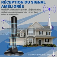 Dtmb Car Digital TV Indoor & Outdoor HDTV Antenne VHF UHF SAT Récepteur DVB-T2 ISDB-ATSC Amplificateur avec ventouse Récepteur SAT