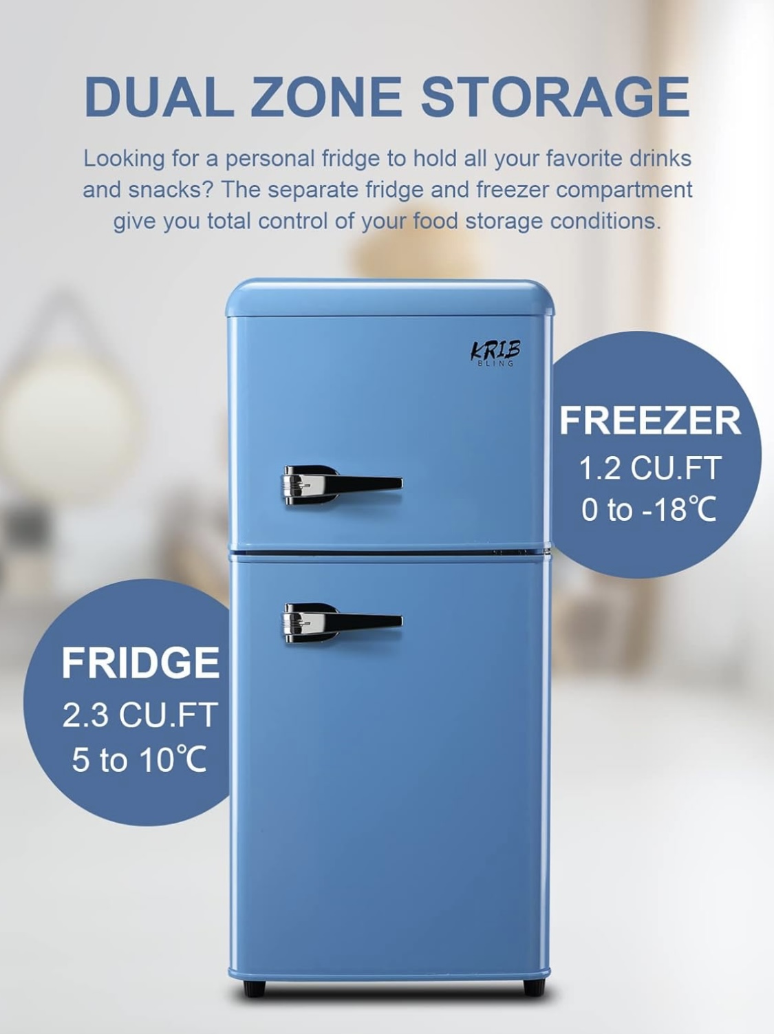 コンパクト冷蔵庫 Amazon | Frigidaire レトロコンパクト冷蔵庫 チラー付き 3.2