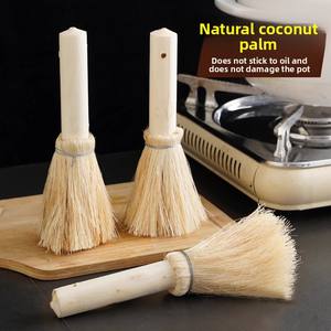 Cepillo de Cocina Hecho a Mano con Fibra Natural de Coco, Antiadherente, para Lavar Platos, Herramienta Práctica para Limpiar Platos - Product Image 3