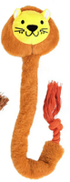 Jouet à mâcher pour chien, adorable et mignon, de taille moyenne, pour le jeu quotidien, résistant aux morsures, interactif, en matériau sûr, qui émet des sons, durable, portable