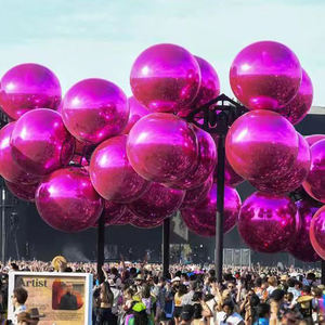 Ballon miroir gonflable géant personnalisé en PVC boule miroir gonflable de fête ballon miroir gonflable sphère à vendre - Product Image 4