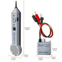 Testeur de Circuit de Tension Électrique CA CC LAN, Localisateur de Ligne, Traceur de Câble Optique et Testeur de Câble Réseau RJ45 RJ11