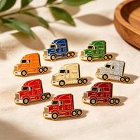 Badges et épingles de revers personnalisés en alliage de zinc pour camions, avec émail brillant (dur ou souple), fabriqués en usine