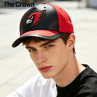 Gorra de Béisbol Estructurada de 5 Paneles con Logotipo Personalizado, Gorra de Cuero PU al por Mayor con Parche Tejido y Visera Cortada con Láser, Fabricante