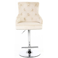 YIBO – tabouret de bar moderne en velours avec rabat de haute qualité