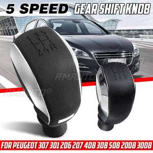Poignée de levier de vitesses MT 5 vitesses pour Peugeot 306 307 301 206 207 408 308 508 2008 C4L C2 pour Citroën C-Quatre C-Triomphe Elysee - Product Image 1