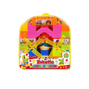 Sac à dos Zainetto Costruzioni 20x19x10 cm, ensemble de blocs de construction pour enfants de 3 ans et plus - Product Image 2