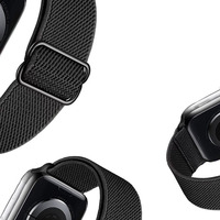 Bracelet en nylon élastique tissé léger et coloré pour IWatch Se 6/5/4/3/2/1