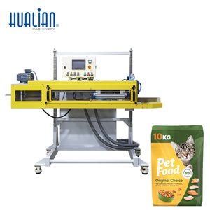 FBH-S Hualian Máquina Selladora Automática de Bolsas Grandes de Plástico de 15KG y 25KG para Alimentos Húmedos para Mascotas, Sellado por Calor, para Arroz, Tierra y Granos - Product Image 1
