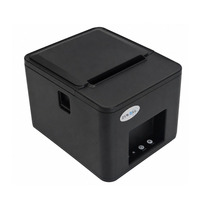 ZY-Q825 Printer Thermal POS 80mm USB+LAN dengan Pemotong Otomatis dan Pemasangan di Dinding untuk Dapur, Restoran, dan Kasir Ritel