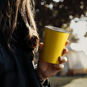 Tasses à <span class=keywords><strong>bière</strong></span> <span class=keywords><strong>de</strong></span> camping 350ML 500ML en acier inoxydable empilables, tasse à café avec logo personnalisé, revêtement en poudre, sans BPA, gobelet <span class=keywords><strong>de</strong></span> voyage en plein air - Product Image 6