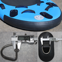 Planche de jet ski gonflable de sauveteur de sauvetage de livraison droite de stock pour surfer