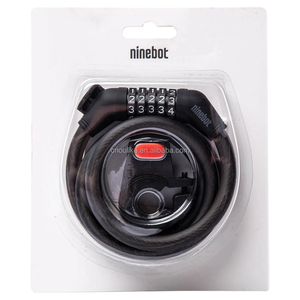 Cadenas à Combinaison à 5 Chiffres d'Origine pour Trottinette Électrique <span class=keywords><strong>Ninebot</strong></span> Scooter Max G30 ES2 E22 E25 <span class=keywords><strong>Antivol</strong></span> de Sécurité - Product Image 1