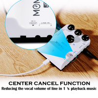 Carte son USB JOYO MOMIX pour appareils mobiles, alimentation fantôme 48V, double sortie de monitoring, interface Plug and Play, multi-effets, métal