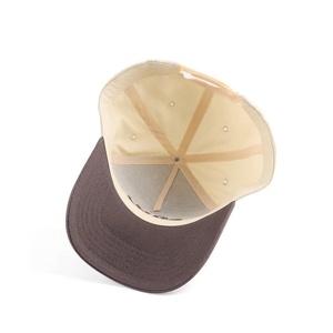 Gorra de Béisbol Deportiva de 5 Paneles, Personalizada, de Dos Tonos, con Bordado 3D, Impermeable, con Logotipo Bordado, Visera Curva de Algodón, Estilo Formal y Casual - Product Image 4