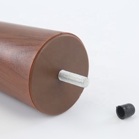 Fabricant Professionnel – Pieds en Plastique ABS M8, Design Moderne Effet Bois, Anti-corrosion pour Canapé, Meuble, Intérieur et Extérieur