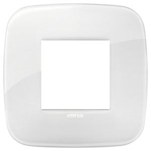 Vimar Wall <b>Switch</b> Plate 9.5 In Square White Plastic - Product Image 1
