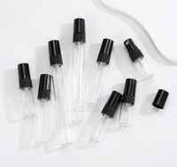 Grosir 2ml 3ml 5ml 10ml kecil kosong semprot isi ulang parfum Tester perjalanan ramping kaca sampel botol parfum