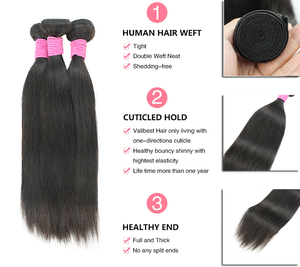 No ângulo sem derramamento, e colorido 100 cor natural cabelo cru de seda extentsão - Product Image 2