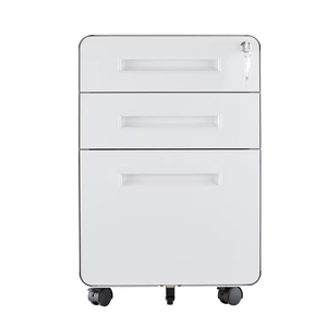 Wholesale Design Home Furnishing Storage With Lock <strong>Wheels</strong> 3 Drawer Steel File <strong>Cabinet</strong> - Product Image 4