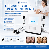 Appareil professionnel de soin du visage, microdermabrasion, hydrofacial, jet d'eau et d'oxygène pour le rajeunissement et l'éclaircissement de la peau