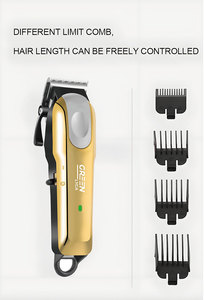 GL69650 Kit de Coiffeur Professionnel pour Homme, Tondeuse Cheveux Rechargeable USB en Acier Inoxydable, Contrôlée par <span class=keywords><strong>Application</strong></span> (Anglais), Utilisation à Domicile - Product Image 3