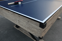 En Stock Mesa de Juego Multifunción 3 en 1 de 7 Pies, Combo de Ping Pong, Billar y Comedor para Uso Doméstico